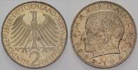 2 Mark Kursmünzen 2 Deutsche Mark Max Planck -