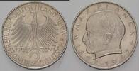2 Mark Kursmünzen 2 Deutsche Mark Max Planck -