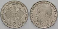 2 Mark Kursmünzen 2 Deutsche Mark Konrad Adenauer -