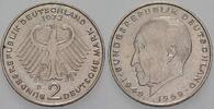 2 Mark Kursmünzen 2 Deutsche Mark Konrad Adenauer -