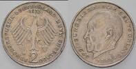 2 Mark Kursmünzen 2 Deutsche Mark Konrad Adenauer -