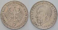 2 Mark Kursmünzen 2 Deutsche Mark Konrad Adenauer -