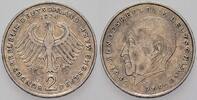 2 Mark Kursmünzen 2 Deutsche Mark Konrad Adenauer -