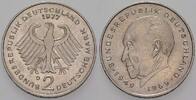 2 Mark Kursmünzen 2 Deutsche Mark Konrad Adenauer -