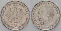 2 Mark Kursmünzen 2 Deutsche Mark Konrad Adenauer -