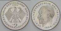 2 Mark Kursmünzen 2 Deutsche Mark Konrad Adenauer -