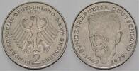 2 Mark Kursmünzen 2 Deutsche Mark Kurt Schumacher -
