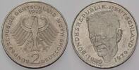 2 Mark Kursmünzen 2 Deutsche Mark Kurt Schumacher -