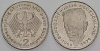 2 Mark Kursmünzen 2 Deutsche Mark Kurt Schumacher -