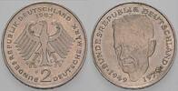 2 Mark Kursmünzen 2 Deutsche Mark Kurt Schumacher -
