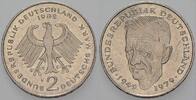 2 Mark Kursmünzen 2 Deutsche Mark Kurt Schumacher -
