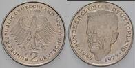 2 Mark Kursmünzen 2 Deutsche Mark Kurt Schumacher -