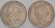 2 Mark Kursmünzen 2 Deutsche Mark Kurt Schumacher -