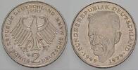 2 Mark Kursmünzen 2 Deutsche Mark Kurt Schumacher -