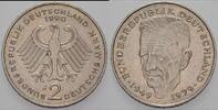 2 Mark Kursmünzen 2 Deutsche Mark Kurt Schumacher -