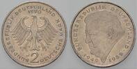 2 Mark Kursmünzen 2 Deutsche Mark Franz Joseph Strauß -