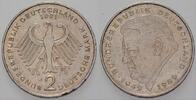 2 Mark Kursmünzen 2 Deutsche Mark Franz Joseph Strauß -
