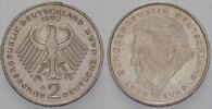 2 Mark Kursmünzen 2 Deutsche Mark Franz Joseph Strauß -
