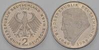 2 Mark Kursmünzen 2 Deutsche Mark Franz Joseph Strauß -