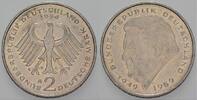 2 Mark Kursmünzen 2 Deutsche Mark Franz Joseph Strauß -