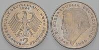 2 Mark Kursmünzen 2 Deutsche Mark Franz Joseph Strauß -