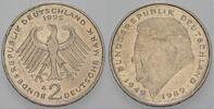 2 Mark Kursmünzen 2 Deutsche Mark Franz Joseph Strauß -