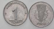 Kleinmünzen 1 Pfennig 1950 E Deutsche Demokratische Republik sehr schön 5,00 EUR Differenzbesteuert nach §25a UStG zzgl. 3,00 EUR Versand