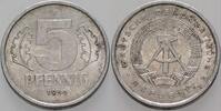 Kleinmünzen 5 Pfennig Deutsche Demokratische Republik -