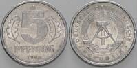 Kleinmünzen 5 Pfennig Deutsche Demokratische Republik -