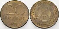 Kleinmünzen 20 Pfennig Deutsche Demokratische Republik -