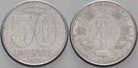 Kleinmünzen 50 Pfennig Deutsche Demokratische Republik -