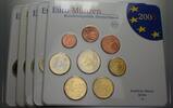 Deutschland 5 x 3,88 Euro,Kursmünzensatz 1 Cent-2 Euro Bundesrepublik -