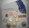 Deutschland 5 x 5,88 Euro,Kursmünzensatz Bundesrepublik Deutschland -