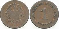 Kleinmünzen-Kaiserreich 1 Pfennig Kleiner Adler -