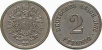 Kleinmünzen-Kaiserreich 2 Pfennig Kleiner Adler -