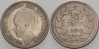 Niederlande-Königreich 25 Cent Wilhelmina I. 1890-1948. -