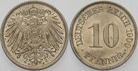 Kleinmünzen-Kaiserreich 10 Pfennig Grosser Adler -