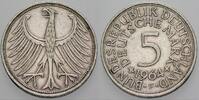 5 Mark Kursmünzen 5 Deutsche Mark Bundesrepublik Deutschland -