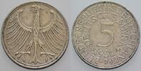 5 Mark Kursmünzen 5 Deutsche Mark Bundesrepublik Deutschland -