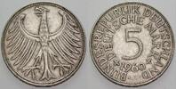 5 Mark Kursmünzen 5 Deutsche Mark Bundesrepublik Deutschland -