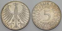 5 Mark Kursmünzen 5 Deutsche Mark Bundesrepublik Deutschland -