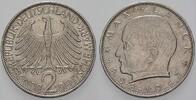 2 Mark Kursmünzen 2 Deutsche Mark Max Planck -