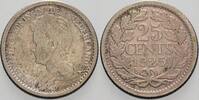 Niederlande-Königreich 25 Cent Wilhelmina I. 1890-1948. -