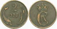 Dänemark 2 Ore Christian IX. 1863-1906. -