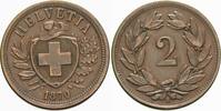 Schweiz-Eidgenossenschaft 2 Rappen -