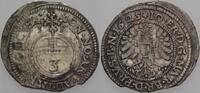 Brandenburg-Ansbach 3 Kreuzer (Groschen) Joachim Ernst 1603-1625. -