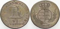 Württemberg 6 Kreuzer Friedrich I. 1797-1806-1816. -