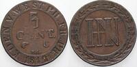 Westfalen, Königreich 5 Centimes Hieronymus Napoleon 1807-1813.