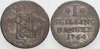 Dänemark 1 Skilling Rigsmont Frederik V. 1746-1766.