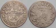 Braunschweig-Wolfenbüttel 1/24 Taler Rudolf August und Anton Ulrich 1685-1704. -